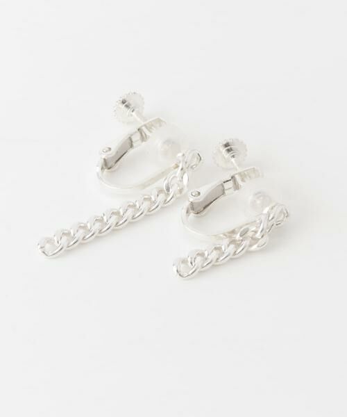 SMELLY / スメリー ピアス・イヤリング | SMELLY so’　asymmetry chain earring | 詳細10