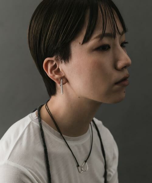 SMELLY / スメリー ピアス・イヤリング | SMELLY so’　asymmetry chain earring | 詳細4