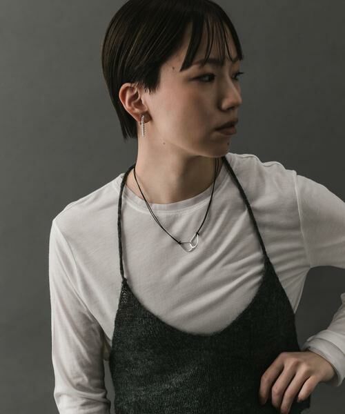 SMELLY / スメリー ピアス・イヤリング | SMELLY so’　asymmetry chain earring | 詳細5