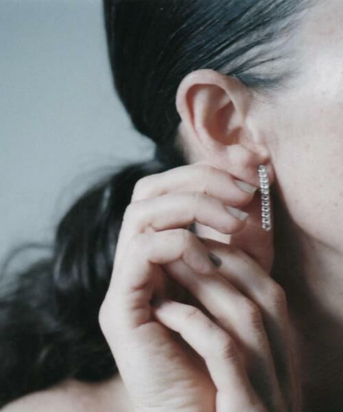 SMELLY / スメリー ピアス・イヤリング | SMELLY so’　asymmetry chain earring | 詳細6