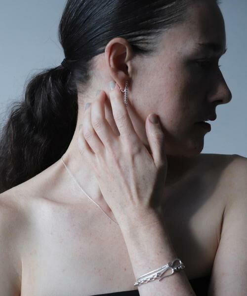 SMELLY / スメリー ピアス・イヤリング | SMELLY so’　asymmetry chain earring | 詳細7