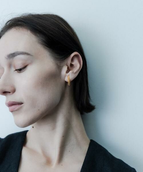 SMELLY / スメリー ピアス・イヤリング | SMELLY so’　asymmetry chain earring | 詳細2