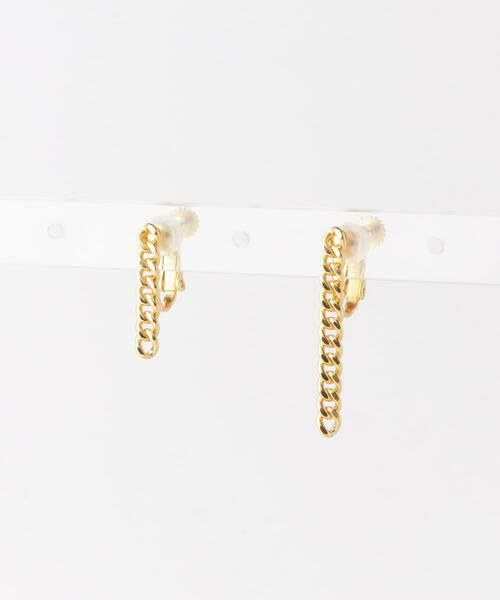 SMELLY / スメリー ピアス・イヤリング | SMELLY so’　asymmetry chain earring | 詳細8