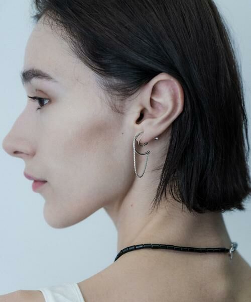 SMELLY / スメリー ピアス・イヤリング | SMELLY so’　combination chain earring | 詳細3