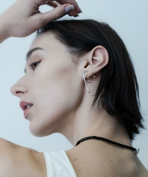 SMELLY / スメリー ピアス・イヤリング | SMELLY so’　combination chain earring | 詳細5