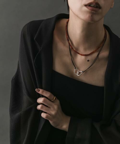 SMELLY / スメリー ネックレス・ペンダント・チョーカー | SMELLY so’　twin drop cord necklace | 詳細6