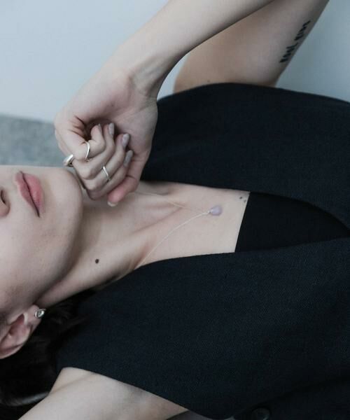 SMELLY / スメリー ネックレス・ペンダント・チョーカー | SMELLY so’　amethyst slide necklace | 詳細1