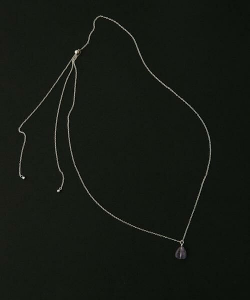SMELLY / スメリー ネックレス・ペンダント・チョーカー | SMELLY so’　amethyst slide necklace | 詳細6