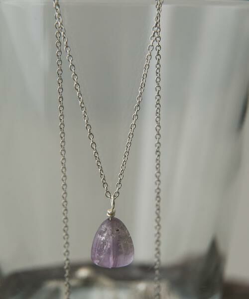 SMELLY / スメリー ネックレス・ペンダント・チョーカー | SMELLY so’　amethyst slide necklace | 詳細7