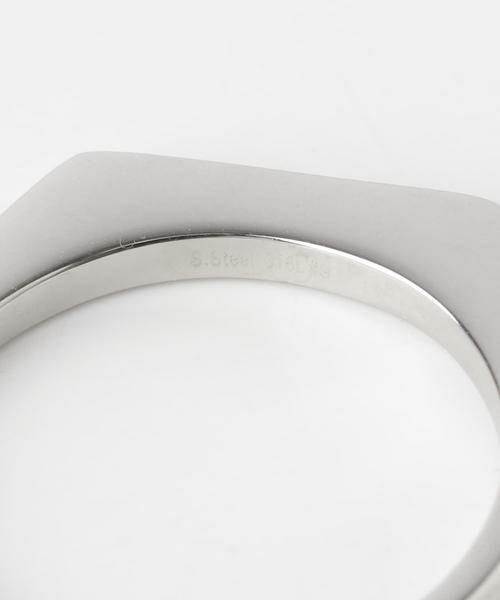 SMELLY / スメリー リング | ステンレスフラットリング | 詳細4