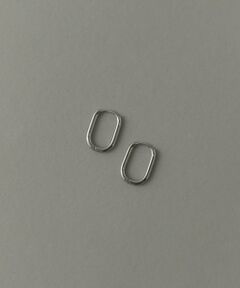 SMELLY / スメリー ピアス・イヤリング | ステンレスオーバルワンタッチフープピアス