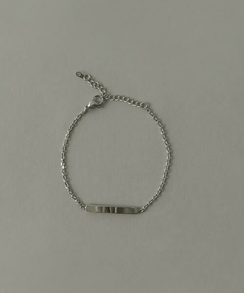 SMELLY / スメリー ブレスレット・バングル | ステンレスプレートチェーンブレスレット | 詳細3
