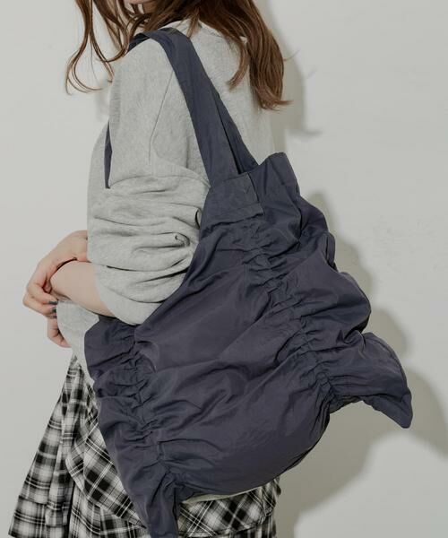 SMELLY / スメリー トートバッグ | ナイロンギャザートート | 詳細11
