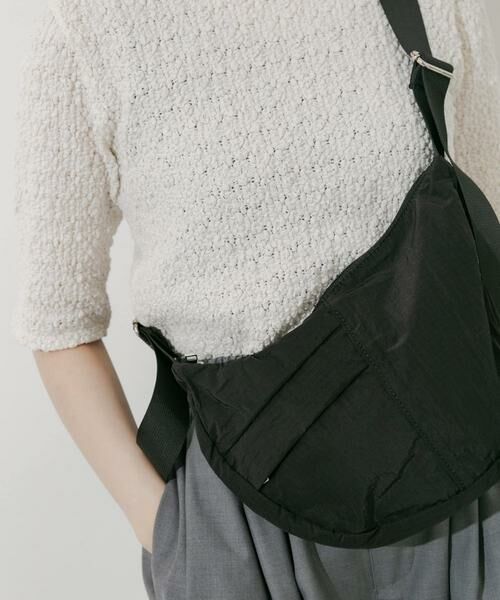 SMELLY / スメリー ショルダーバッグ | ハーフムーンナイロンショルダー | 詳細9