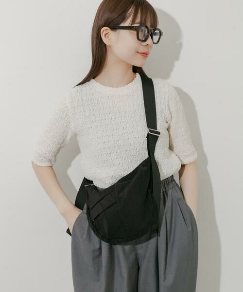 SMELLY / スメリー ショルダーバッグ | ハーフムーンナイロンショルダー | 詳細11