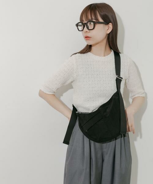 SMELLY / スメリー ショルダーバッグ | ハーフムーンナイロンショルダー | 詳細12