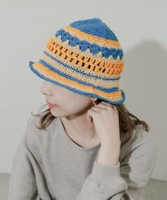 SMELLY / スメリー ハット | ボーダークロシェハット