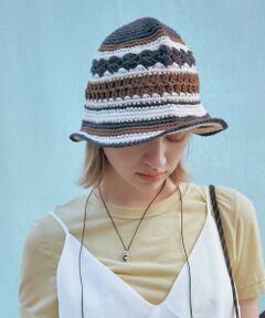 SMELLY / スメリー ハット | ボーダークロシェハット