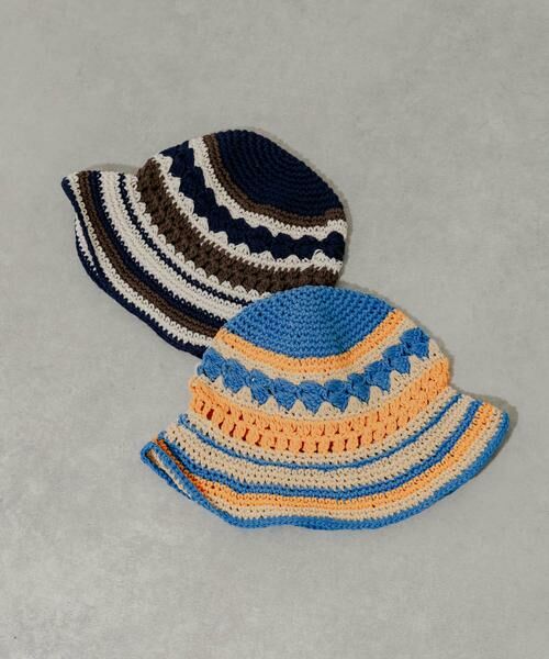 SMELLY / スメリー ハット | ボーダークロシェハット | 詳細6