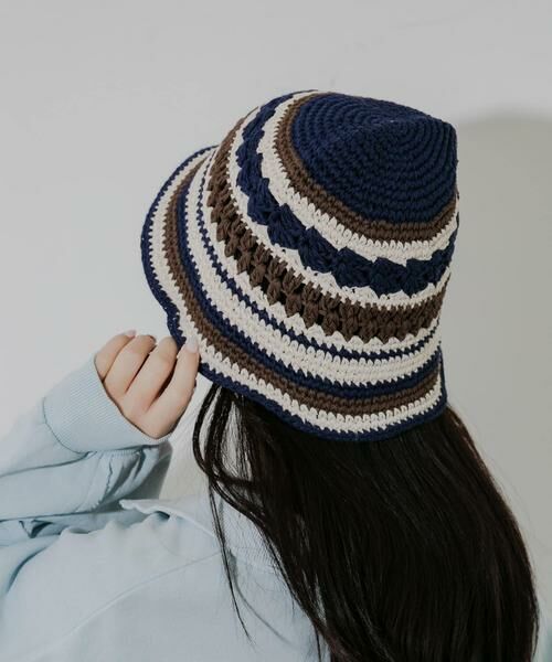 SMELLY / スメリー ハット | ボーダークロシェハット | 詳細13