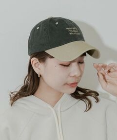 SMELLY / スメリー キャップ | バイカラーロゴキャップ