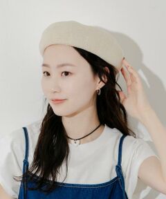 SMELLY / スメリー ハンチング・キャスケット・ベレー帽 | リネンミックスベレー