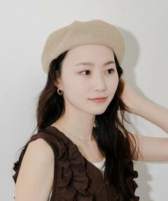 SMELLY / スメリー ハンチング・キャスケット・ベレー帽 | リネンミックスベレー