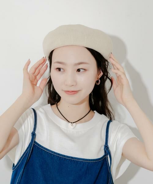 SMELLY / スメリー ハンチング・キャスケット・ベレー帽 | リネンミックスベレー | 詳細1