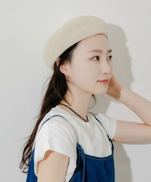 SMELLY / スメリー ハンチング・キャスケット・ベレー帽 | リネンミックスベレー | 詳細2