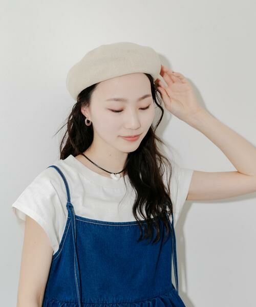 SMELLY / スメリー ハンチング・キャスケット・ベレー帽 | リネンミックスベレー | 詳細4