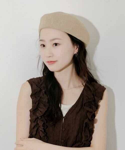 SMELLY / スメリー ハンチング・キャスケット・ベレー帽 | リネンミックスベレー | 詳細18