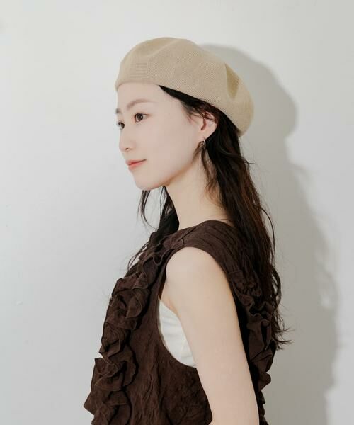 SMELLY / スメリー ハンチング・キャスケット・ベレー帽 | リネンミックスベレー | 詳細19