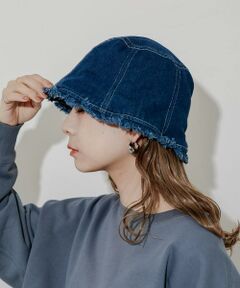 SMELLY / スメリー ハット | デニムフリンジハット