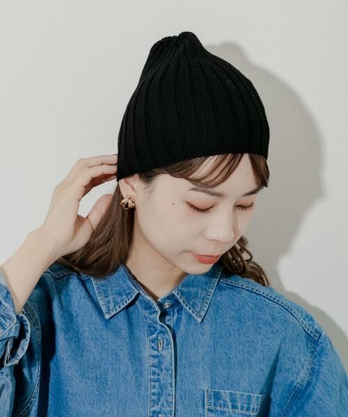 SMELLY / スメリー ニットキャップ | コットンリネンリブビーニー | 詳細5