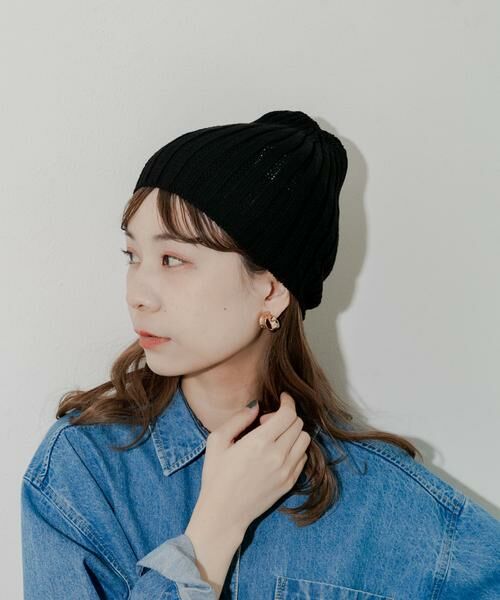 SMELLY / スメリー ニットキャップ | コットンリネンリブビーニー | 詳細8