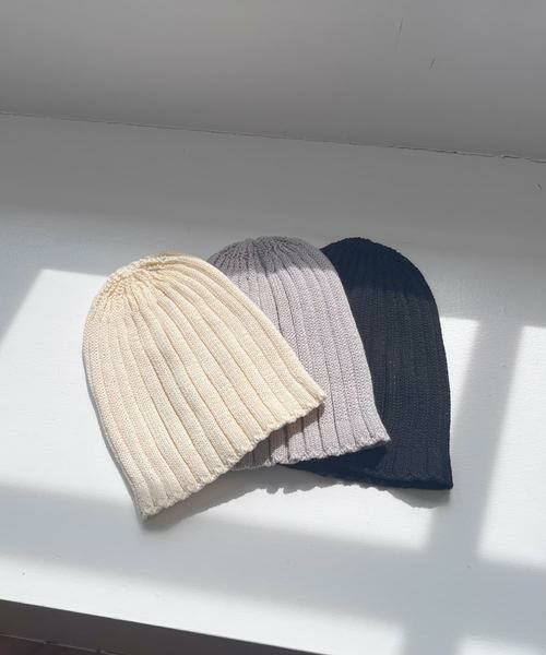 SMELLY / スメリー ニットキャップ | コットンリネンリブビーニー | 詳細11