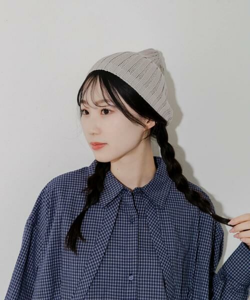 SMELLY / スメリー ニットキャップ | コットンリネンリブビーニー | 詳細18