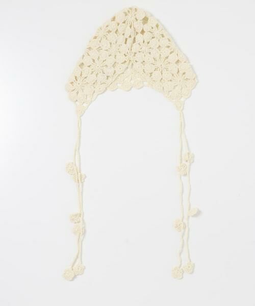 SMELLY / スメリー ニットキャップ | フラワークロシェボンネット | 詳細5