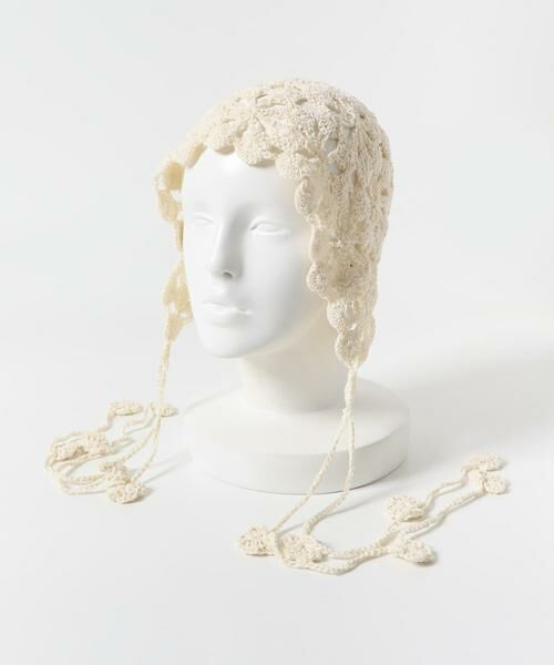 SMELLY / スメリー ニットキャップ | フラワークロシェボンネット | 詳細6