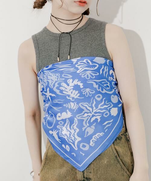 SMELLY / スメリー バンダナ・スカーフ | アソートパターンスカーフ(ブルー系その他)