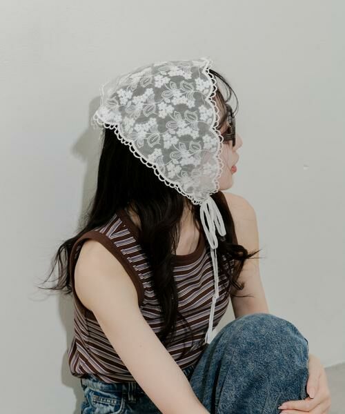 SMELLY / スメリー バンダナ・スカーフ | レースバブーシュカ | 詳細2