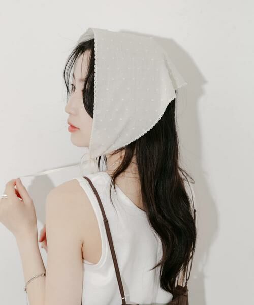 SMELLY / スメリー バンダナ・スカーフ | ドットバブーシュカ | 詳細4