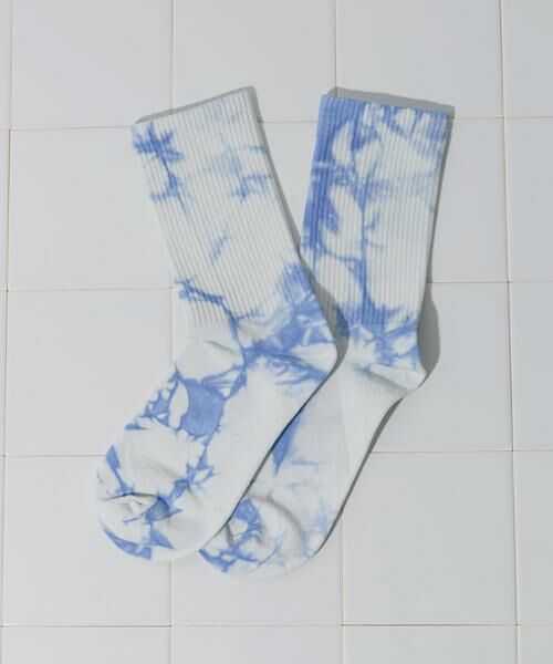 SMELLY/スメリー タイダイソックス ブルー 22-25 SMELLY/スメリー タイダイソックス ブルー 22-25