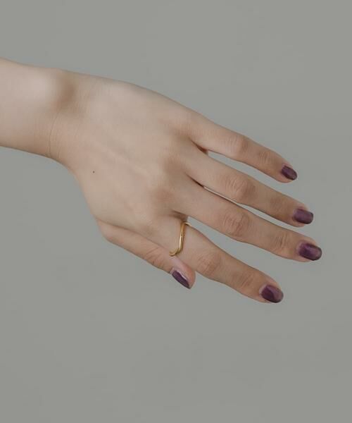 SMELLY / スメリー リング | ステンレススィンニュアンスカーブリング | 詳細1