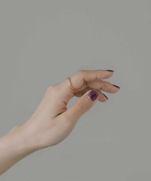 SMELLY / スメリー リング | ステンレススィンニュアンスカーブリング | 詳細2