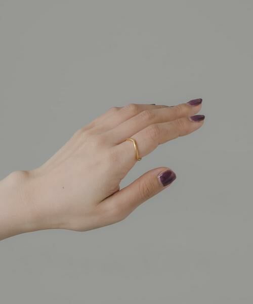 SMELLY / スメリー リング | ステンレススィンニュアンスカーブリング | 詳細3