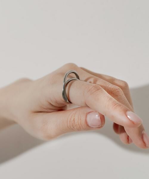 SMELLY / スメリー リング | ステンレスダブルラインリング | 詳細1