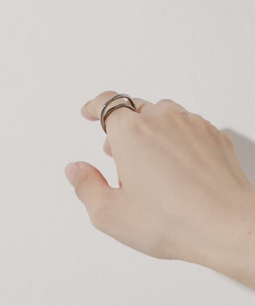 SMELLY / スメリー リング | ステンレスダブルラインリング | 詳細4