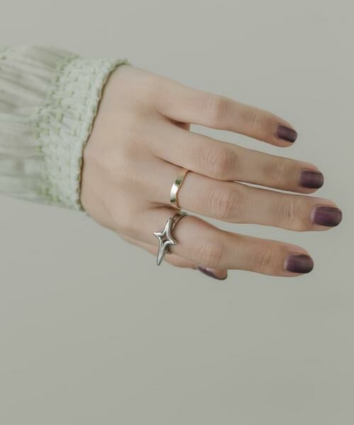 SMELLY / スメリー リング | スターモチーフ2セットリング | 詳細1