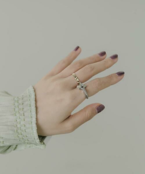 SMELLY / スメリー リング | スターモチーフ2セットリング | 詳細2